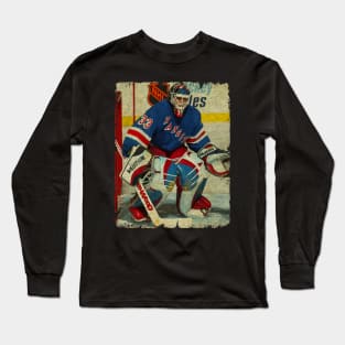 Jamie McLennan, 2003 in New York Rangers (0 Shutouts) Long Sleeve T-Shirt